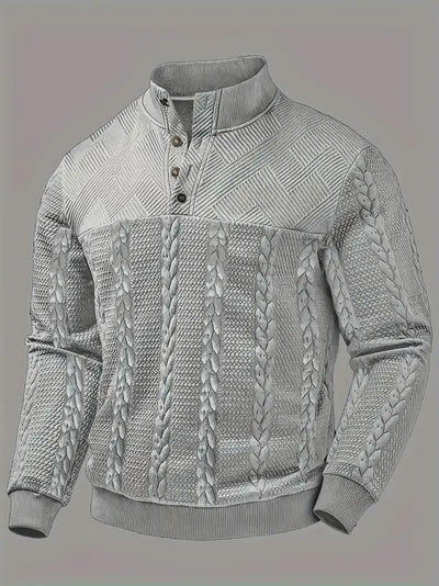 Winslow™ - LONG SLEEVE SWEATER WITH STRIPED DETAILING