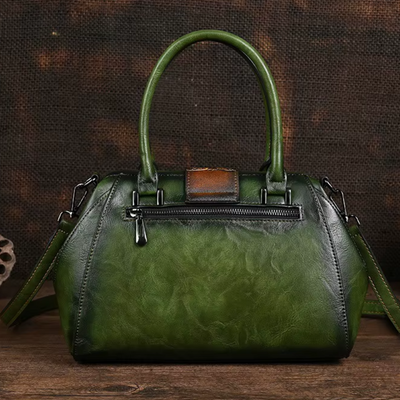 Liora™ - HAND BAG IN PREMIUM WITH FLORAL ENGRAVING