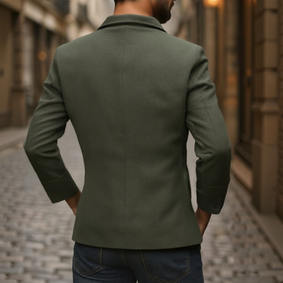 Lennox™ - VINTAGE SLIM FIT COAT WITH STAND COLLAR