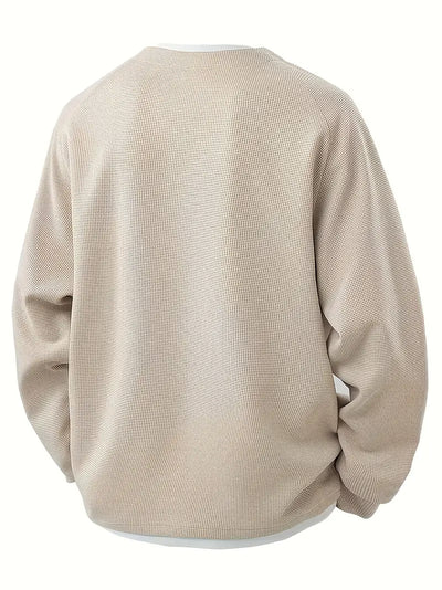Easton™ - LAYERED LONG SLEEVE SWEATER WITH ELEVATED STYLE