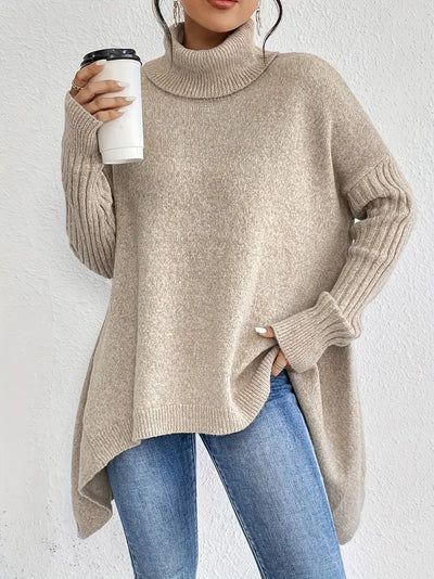 Fallon™ - COZY LONG SLEEVE SWEATER WITH HIGH COLLAR
