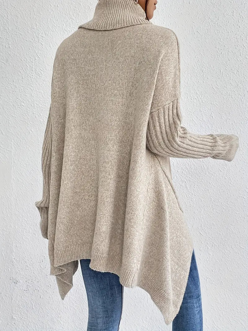 Fallon™ - COZY LONG SLEEVE SWEATER WITH HIGH COLLAR
