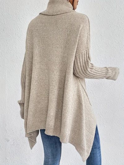 Fallon™ - COZY LONG SLEEVE SWEATER WITH HIGH COLLAR