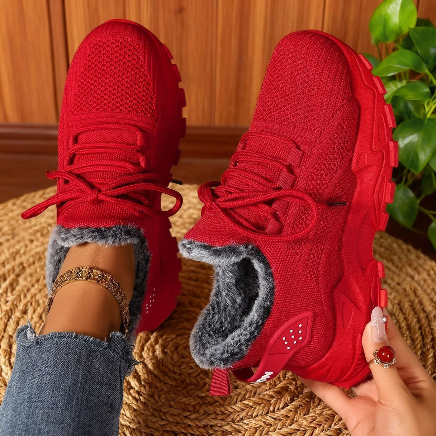 Opaline™ – STYLISH LACE-UP LIGHTWEIGHT SNEAKERS