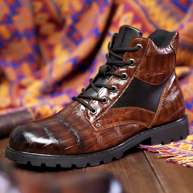 Thayer™ - CROC BOOTS WITH LUXURIOUS FINISH