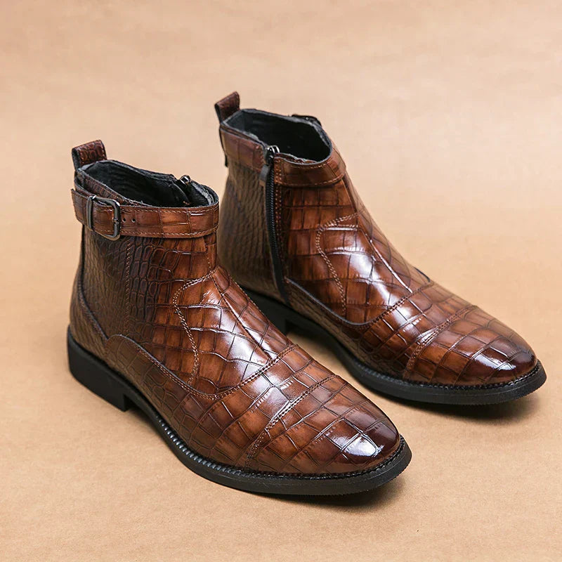 Eamon™ - BOOTIES IN LUXURIOUS SYNTHETIC STYLE