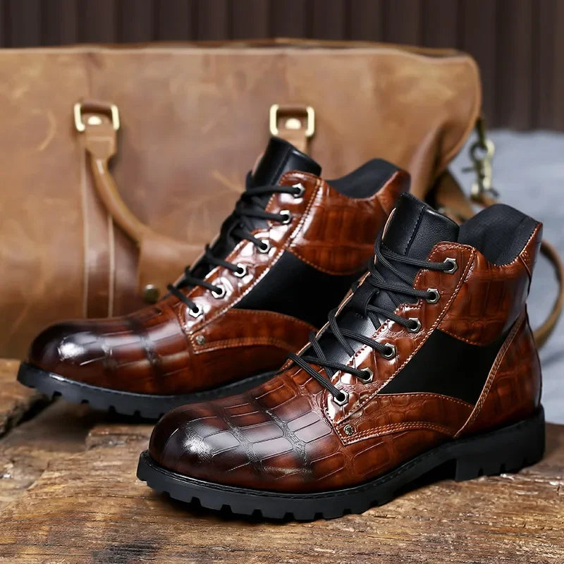 Thayer™ - CROC BOOTS WITH LUXURIOUS FINISH