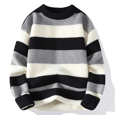 Darvox™ – COZY STRIPED MEN'S KNIT SWEATER