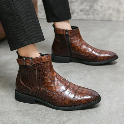 Eamon™ - BOOTIES IN LUXURIOUS SYNTHETIC STYLE