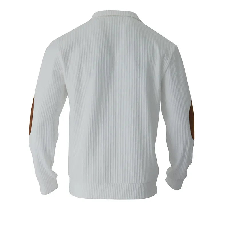 Silven™ - LONG-SLEEVED SWEATER WITH TEXTURED STRIPES
