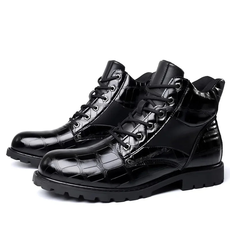Thayer™ - CROC BOOTS WITH LUXURIOUS FINISH
