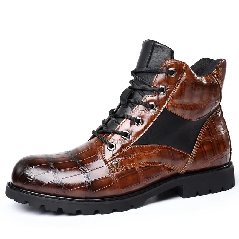 Thayer™ - CROC BOOTS WITH LUXURIOUS FINISH