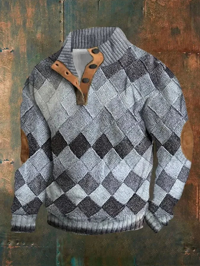 Rémy™ - 3D PRINTED SWEATER WITH VINTAGE ELEGANCE