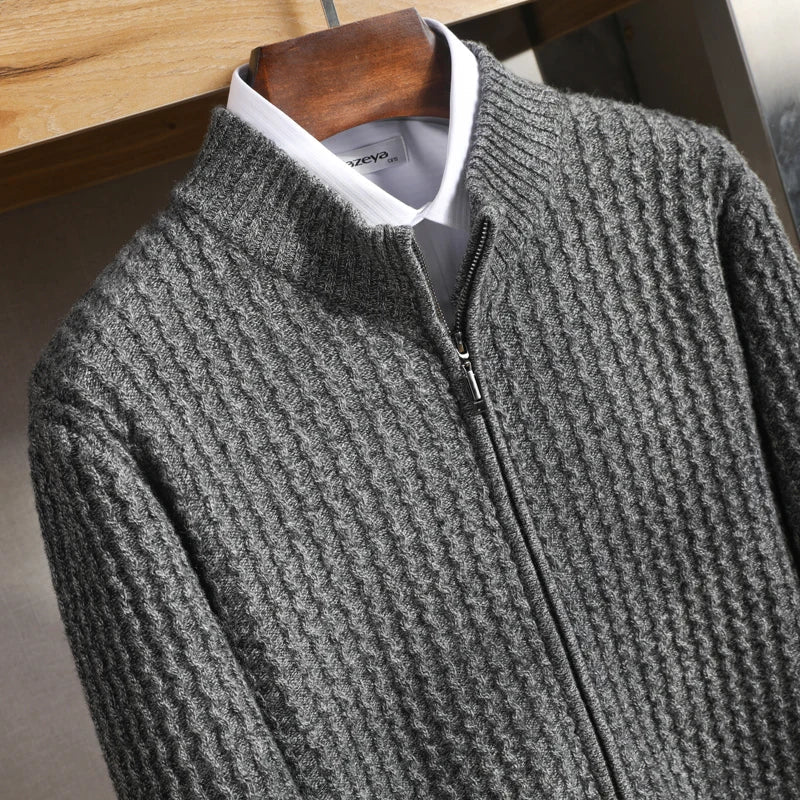 Hollis™ - ELEGANT MERINO WOOL SWEATER WITH SOPHISTICATED STYLE
