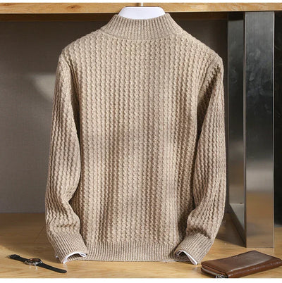 Hollis™ - ELEGANT MERINO WOOL SWEATER WITH SOPHISTICATED STYLE