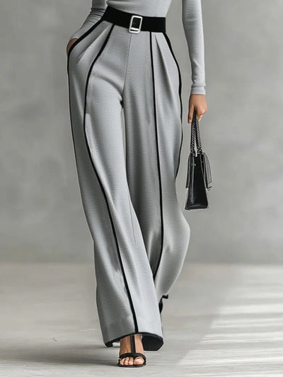 Serelva™ | MODERN KNIT TOP & FLOW PANT SET